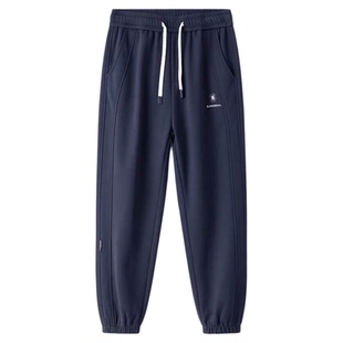 裤子男士2025新款男装宽松运动卫裤秋冬款加绒加厚休闲保暖长裤男