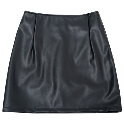 包臀黑色高腰性感半身裙