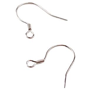 925纯银耳勾女DIY配件耳环挂钩银耳钩银耳环搭配耳坠手工耳饰材料