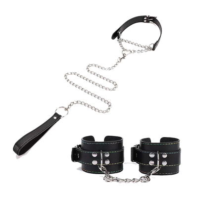 爱心项圈项链小圈工具puppy窒息锁爱choker女皮质手铐小圈套装k9