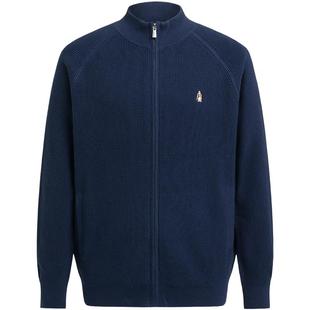 【肌理感华夫格】暇步士男装2025秋季新款耐穿樽领精梳棉开衫毛衣