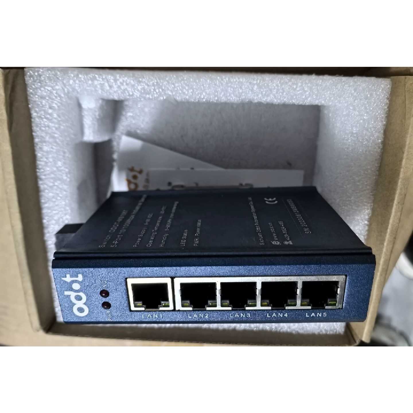 议价全新零点工业交换机ODOTMS105T全新原装5口10100Mbps交换机全