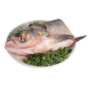 查干湖大鱼头4斤1只标切净膛真空锁鲜天然有机特级鱼头包邮