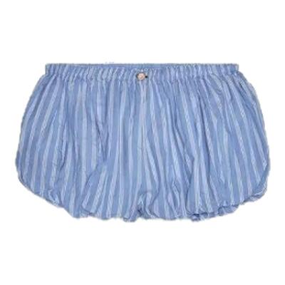 美式小辣妹休闲条纹蓬蓬迷你短裤