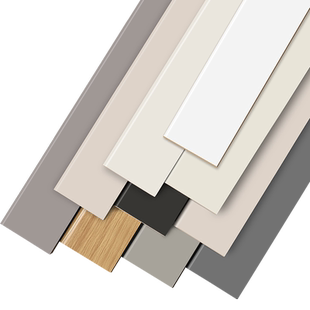 烤漆实木踢脚线欧式家用纯实木地脚线7.5cm6公分踢脚板木纹墙角线