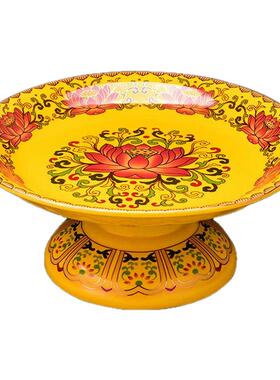 供盘家用财神供果盘贡品盘水果盘