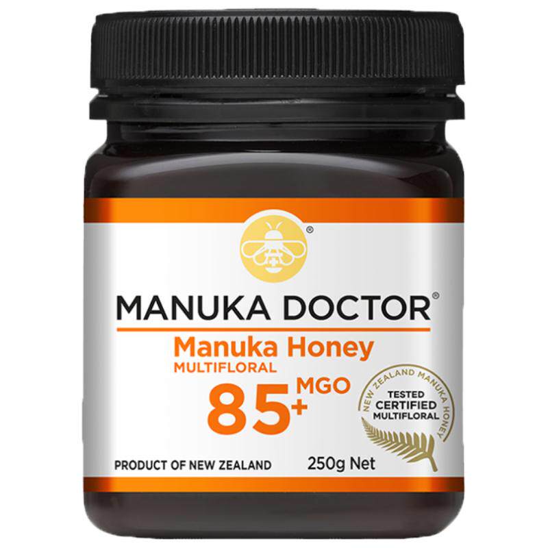 【自营】Manuka Doctor新西兰进口MGO85+麦卢卡蜂蜜250g天然蜂蜜