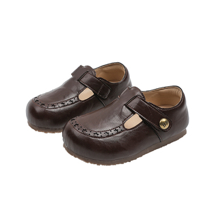 儿童复古男女童鞋防滑透气英伦女童小皮鞋洛丽塔公主鞋秋冬宝宝鞋