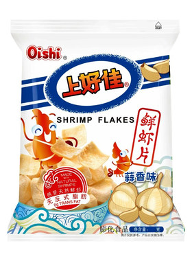 上好佳鲜虾片蒜香味60g