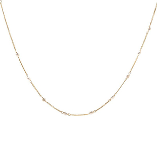 SOFTROOM纯银天然珍珠项链锁骨链叠戴项链清冷极简小众设计高级感