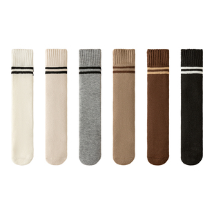 羊绒袜儿童冬季加绒加厚长筒男女童袜子秋冬羊毛袜保暖过膝小腿袜