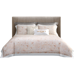 ROYALCOVER/罗卡芙夏季欧式轻奢莱赛尔天丝贡缎床单四件套 波利卡