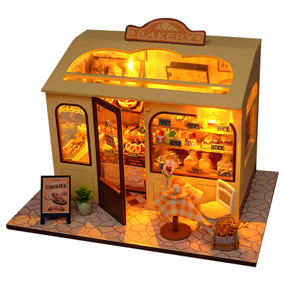 diy小屋手工模型玩具生日礼物女