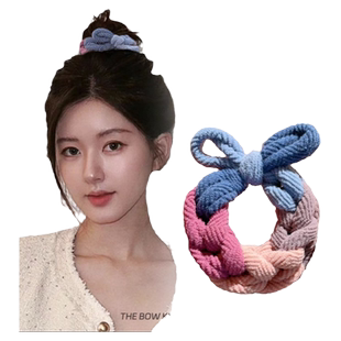 秋冬新款头绳扎丸子头发圈女2024新款高弹耐用发绳简约皮筋头饰