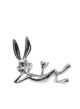 网红潮玩兔子恐龙装饰摆件