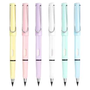 黑科技不用削换头铅笔免削写不完永恒学生正姿钢笔式写字可擦考试合金无墨永远