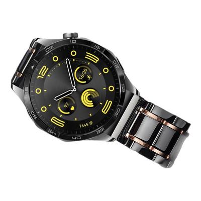 适用华为watch5表带gt6手表gt3pro陶瓷gt5尊享版磨砂gt4 new金属46mm不锈钢GS3男士buds新款ultimate非凡大师