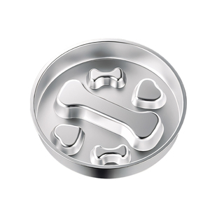 304不锈钢宠物碗慢食碗防噎防打翻狗狗慢食盆狗碗狗食盆中大型犬