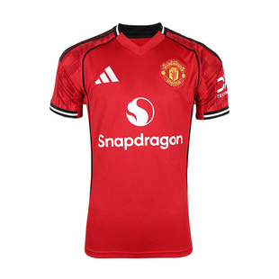 小李子ADIDAS阿迪达斯25-26赛季曼联球迷版主场球衣成人男JI7428