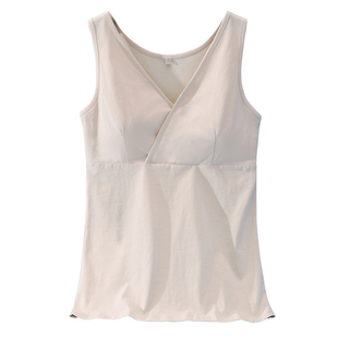 中老年乳腺术后打底背心可拆卸胸垫义乳