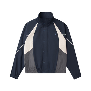 roaringwild a arch 咆哮野兽 双拉链拼接上衣美式运动夹克外套男