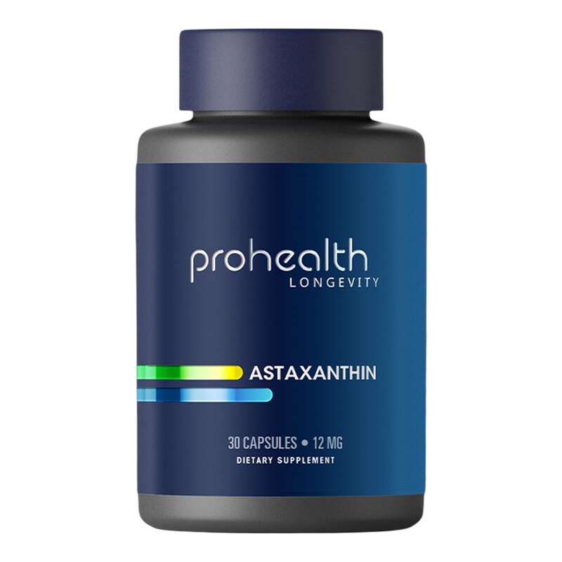 美国ProHealthASTAXANTHIN虾青素雨生红球藻亢自由基氧化30粒12mg