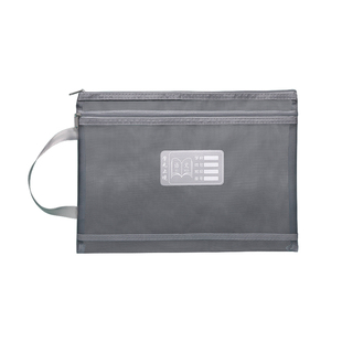 学科分科袋大容量双层用科目分类文件袋拉链式课本资料书本分科书袋试卷收纳袋学生装子作业A4透明彩色网纱