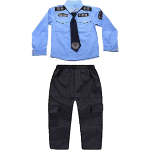 儿童警官衣服男孩小警察玩具套装男女童交通警示服扮演交警演出服