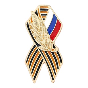 俄罗斯合金胸针创意个性设计烤漆工艺圣乔治苏联勋章徽章brooch