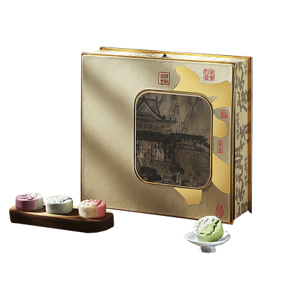月销3w+流心月饼礼盒装团购定制