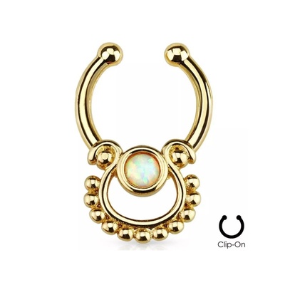 欧美欧泊穿刺饰品鼻钉