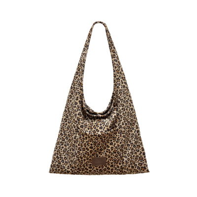 HOBO单肩豹纹包时尚通勤百搭