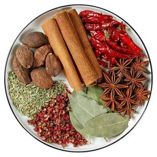 八角桂皮香叶组合装肉桂小茴香花椒草果白芷香料大全瓶装卤料调料