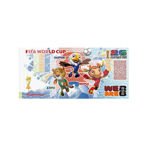 FIFA2026美加墨世界足球杯官方特许纪念品钞章币大全套装礼物周边