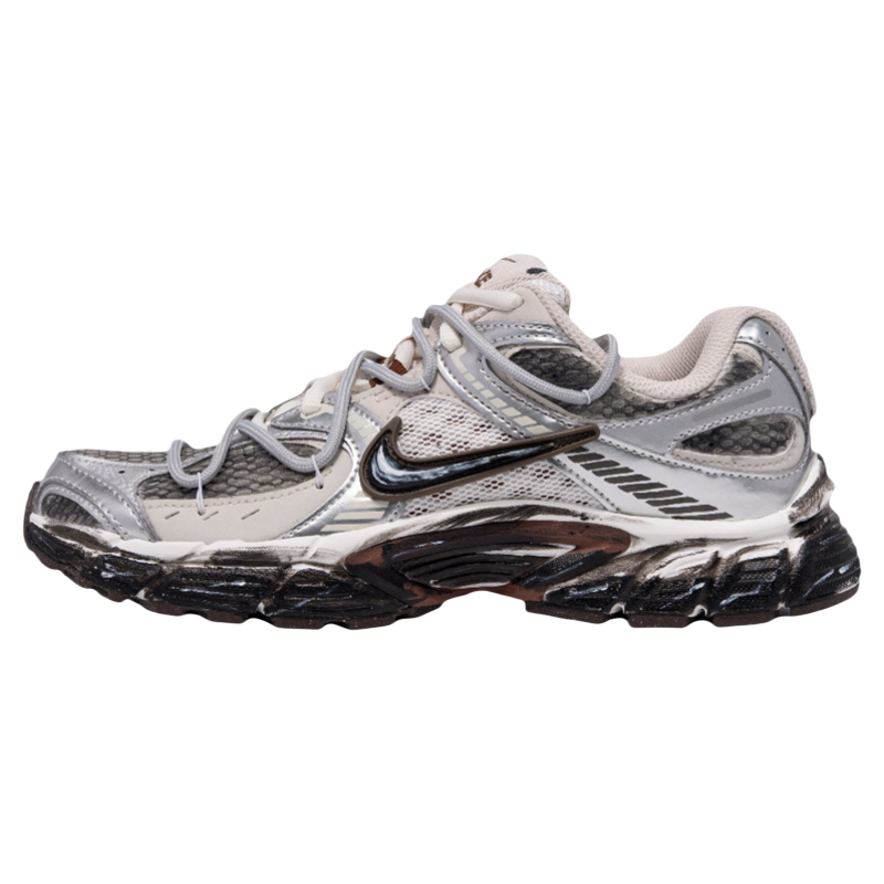 球鞋定制Nike V5 RNR 荒砾行者废土风复古做旧涂鸦工装情侣跑步鞋