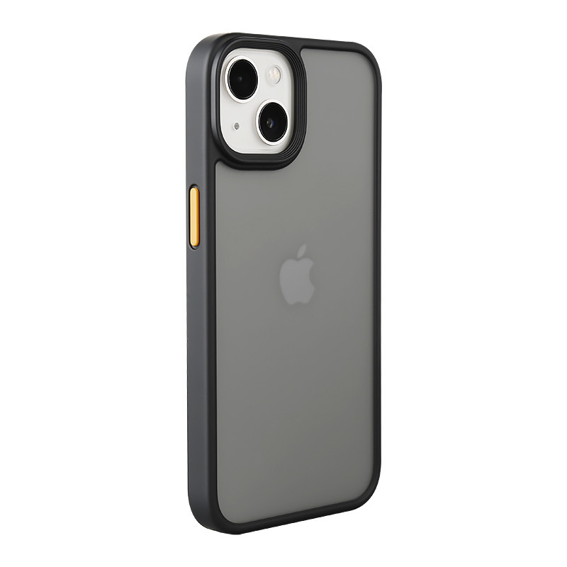 适用苹果iPhone12手机壳撞色XR新款SE软XsMax硅胶磨砂潮78Plus硅胶11全包14简约男女款防摔13ProMax独立按键