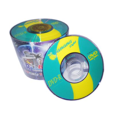 香蕉3寸DVD-R空白光盘 8CM/1.4GB/30MIN 10张/50张 摄像机 小光盘