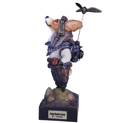 末那末匠镰田光司柯基艺术雕像