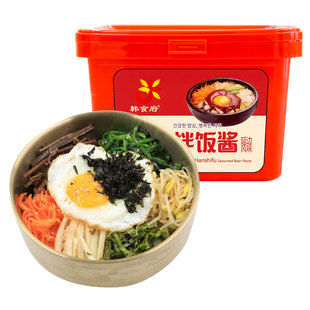 韩食府韩式拌饭酱正宗延边石锅拌饭酱韩国风味米村拌饭酱盒装500g