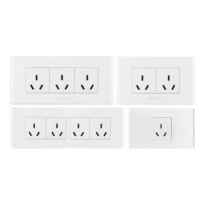 三孔老式暗装家用118型插座公牛