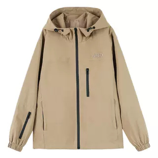 女士短外套女款2026年新款春装中年妈妈休闲宽松运动连帽夹克上衣