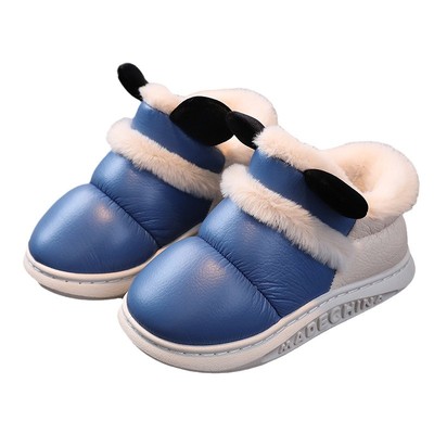 儿童棉拖鞋室内外女童冬季厚底包跟2025新款保暖防滑男童宝宝棉鞋