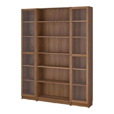 IKEA宜家毕利奥克伯带玻璃门书柜