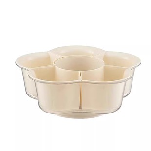 可旋转火锅配菜盘分格收纳蔬菜拼盘多功能沥水菜盘子厨房备菜神器