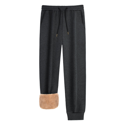 一条过冬加绒加厚羊羔绒男裤