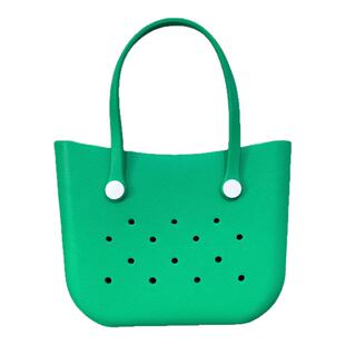 Michelle Girl2025新款欧美流行EVA洞洞包手提包沙滩收纳托特包