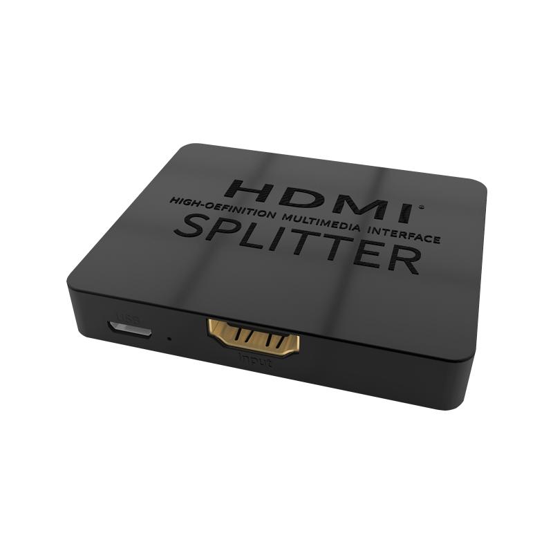 hdmi分配器1進(jìn)2出 4Kx2K高清分屏器3D視頻顯示器一分二多屏幕電視