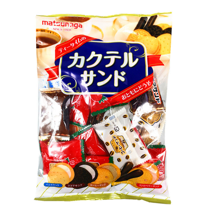 松永北海道小麦红豆什锦夹心饼干