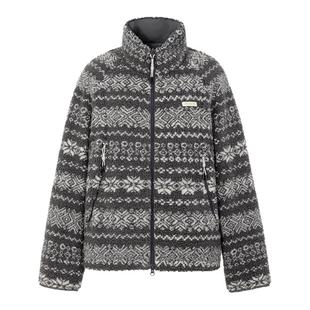 鸭鸭【费尔岛元素】YAYA鸭鸭2025冬情侣款摇粒绒一手长休闲羽绒服