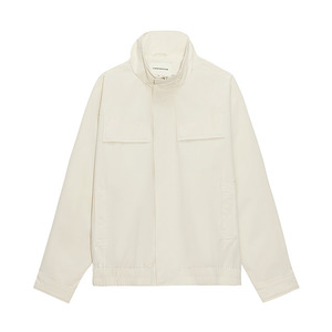 美特斯邦威夹克男2026春季新款潮流宽松廓形简约舒适休闲立领外套